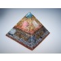 Pyramide 13,7 cm Apatit + Aufkleber